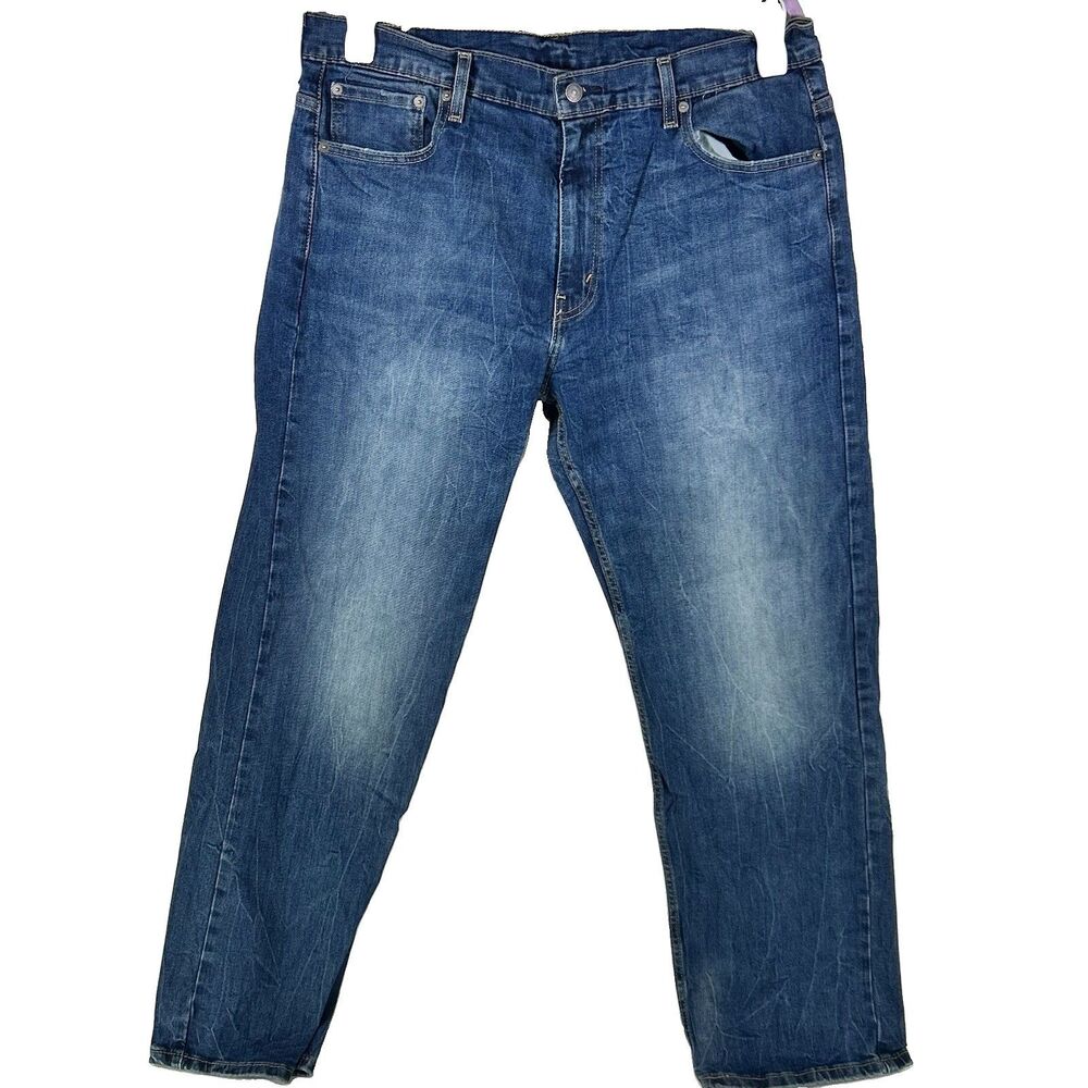 Levi’s 569 Denim 36x32 Men’s Blue Jeans Medium Wash Straight Leg